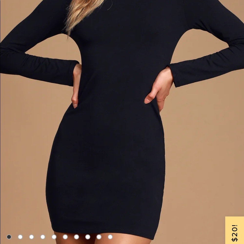 Lulus Longsleeve Black Dress